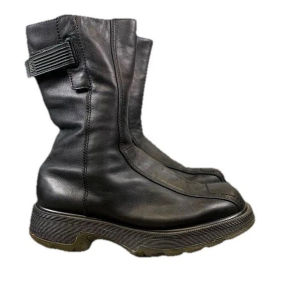 Dr. Martens Other - Vintage 90s Dr Martens 9788 Black Leather Moto Boots M7 W8.5 UK Made Unisex RARE